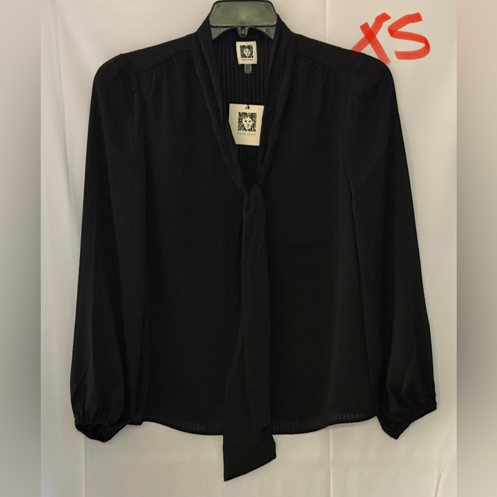 Anne Klein Black Blouse